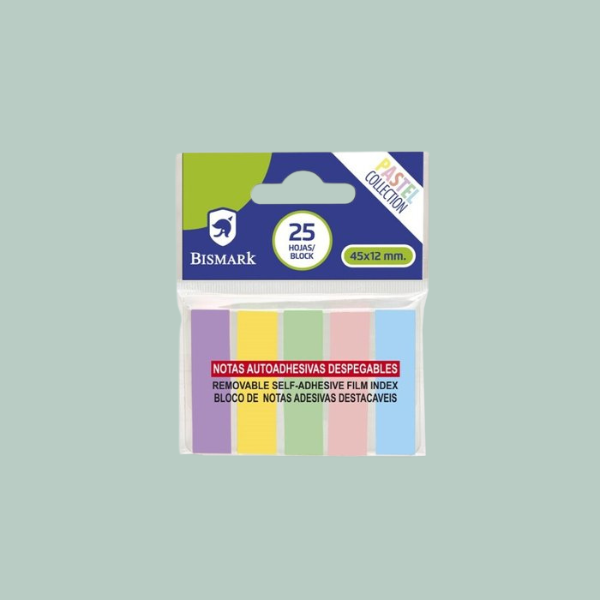 8430173294777-BANDERITAS-ADHESIVAS-BISMARK-5-COLORES-PASTELES